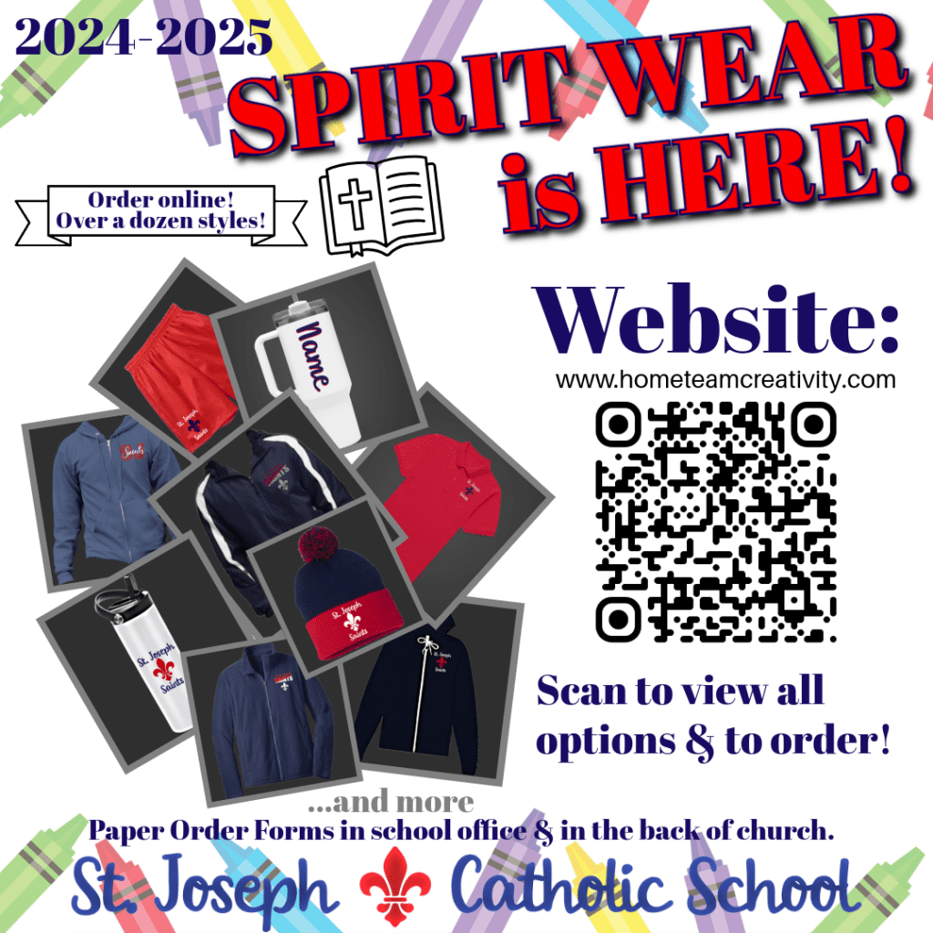 Order Spirit Wear, Uniforms, Water Bottles, and More!