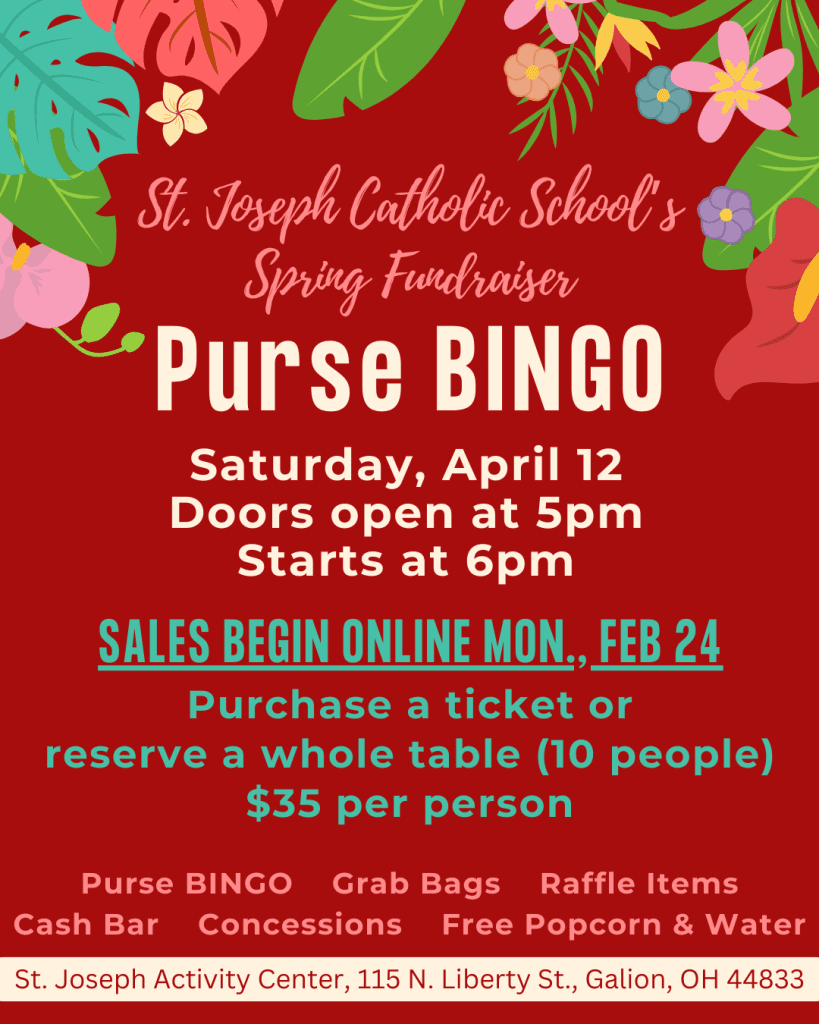 Win Big at Our Purse Bingo Spring Fundraiser!